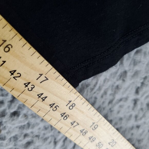 Eileen Fisher Dress Womens Large Black Long Sleeve Relaxed Fit Viscose Stretchy - Picture 7 of 9